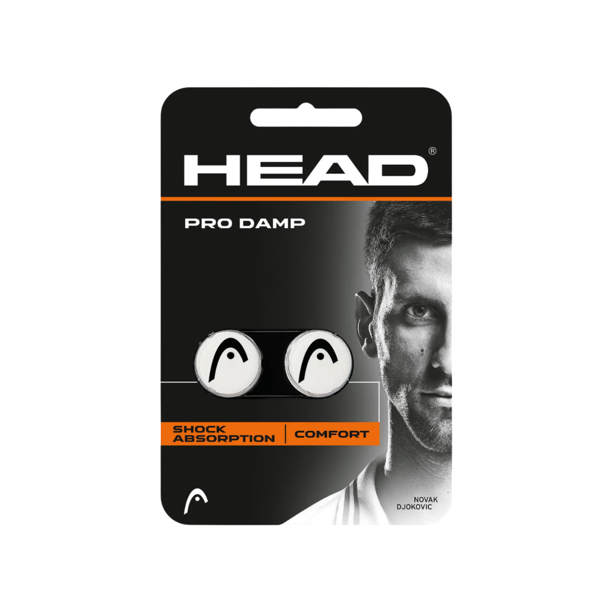 Head Pro Damp Tennis Dampener (Pack of 2) - Multicolour WHITE Single Pack Dampener Head