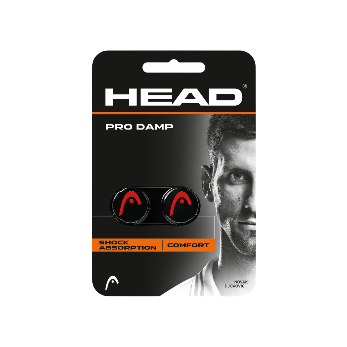 Head Pro Damp Tennis Dampener (Pack of 2) - Multicolour BLACK Single Pack Dampener Head