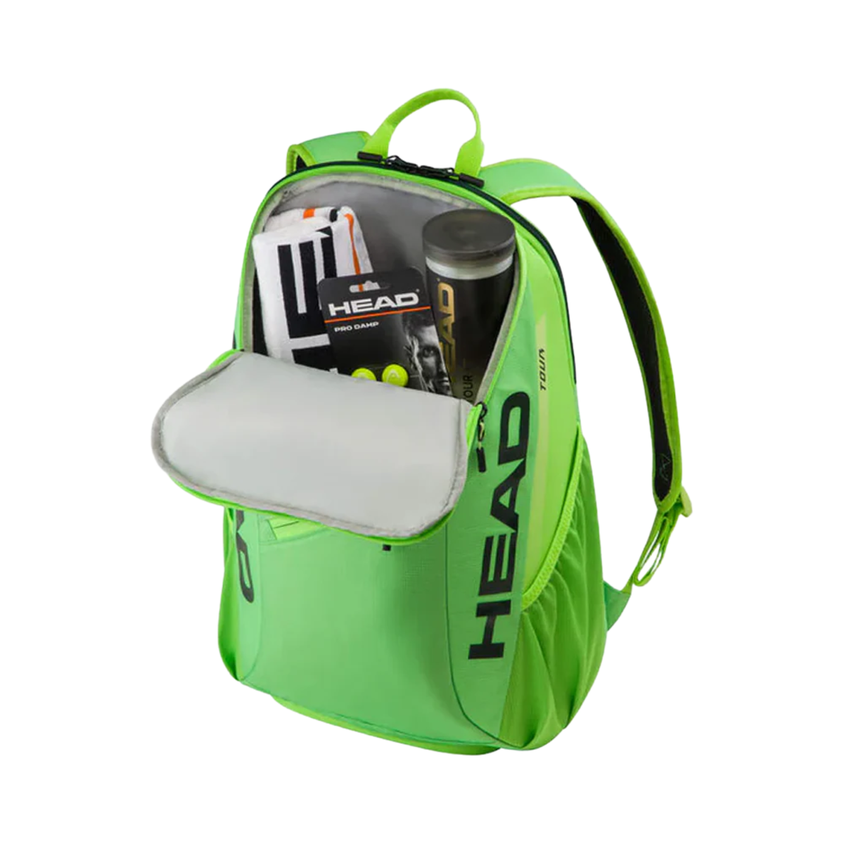 Head Tour Backpack 25L, Green, back view