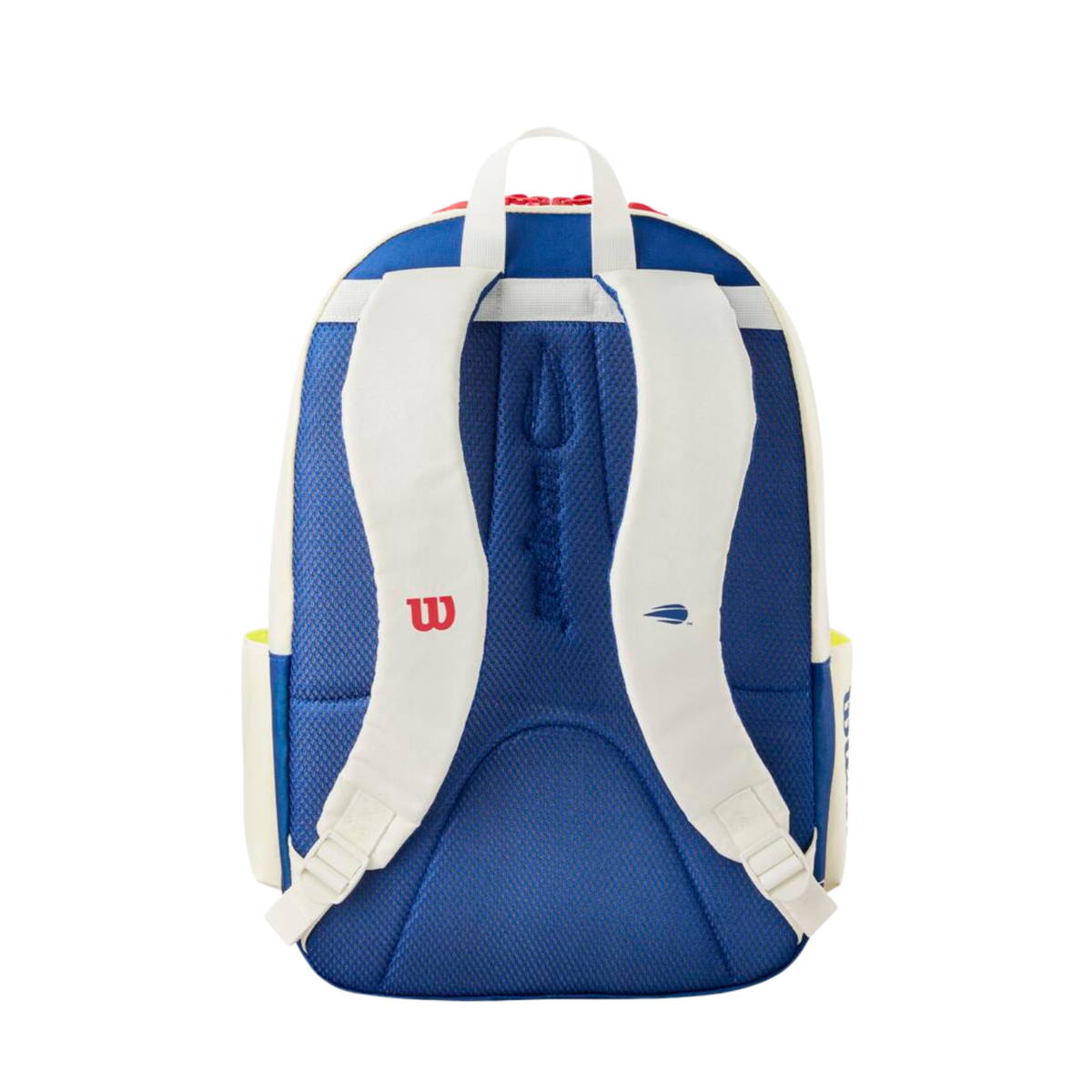 Wilson US Open 2026 Team Backpack Bag, White, back view