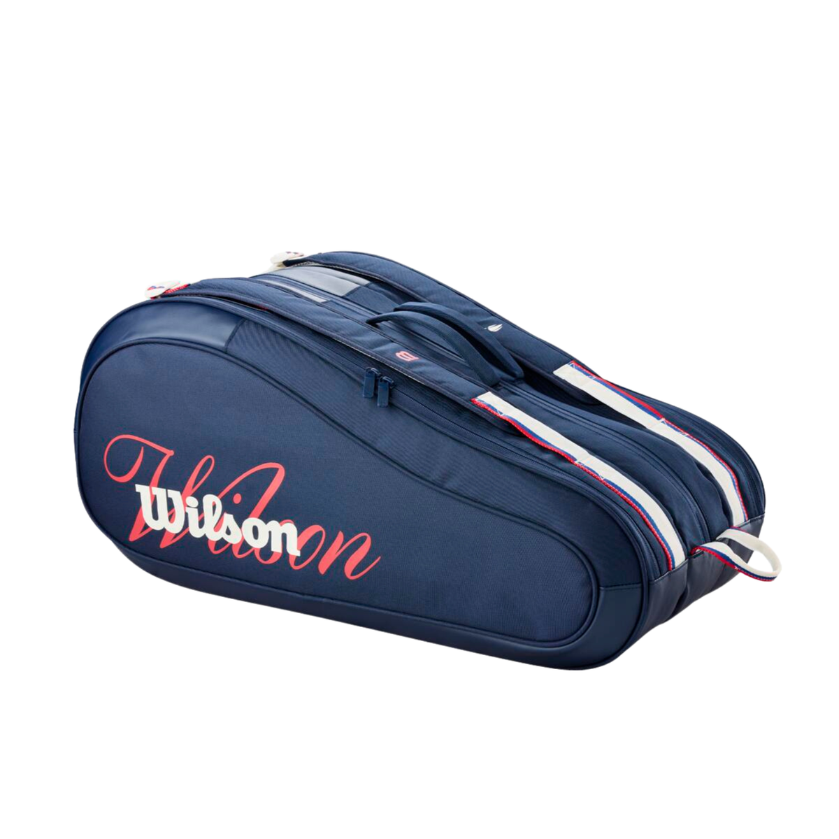 Wilson US Open 2026 12 Pack Racket Bag, Navy, back view
