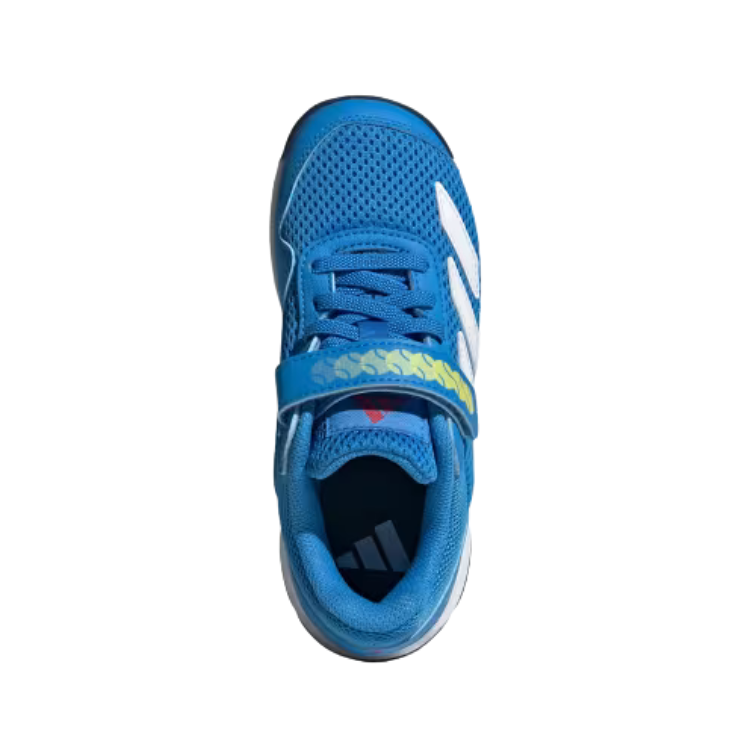 Adidas Courtflash Hook and Loop Tennis Shoes Kids - Blue/White/Dark Blue Tennis Shoes Adidas