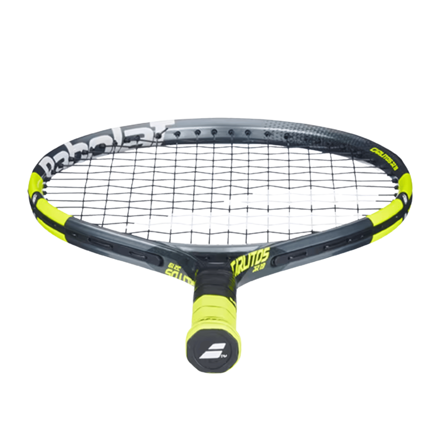 Babolat Carlitos Junior 19 Strung - Grey/Yellow Tennis Rackets Babolat
