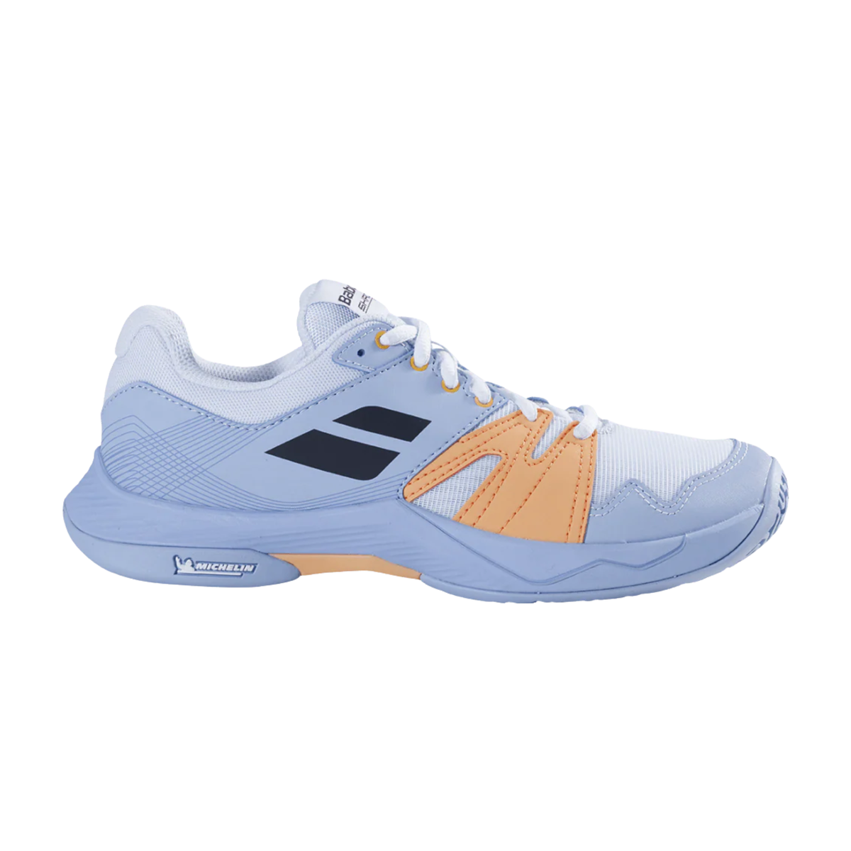 Babolat Shadow Team 2 Women - White/Blue Badminton Shoes Babolat