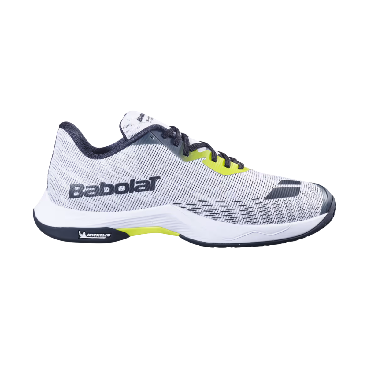 Babolat Shadow Spirit 2 Men - White/Lime Badminton Shoes Babolat
