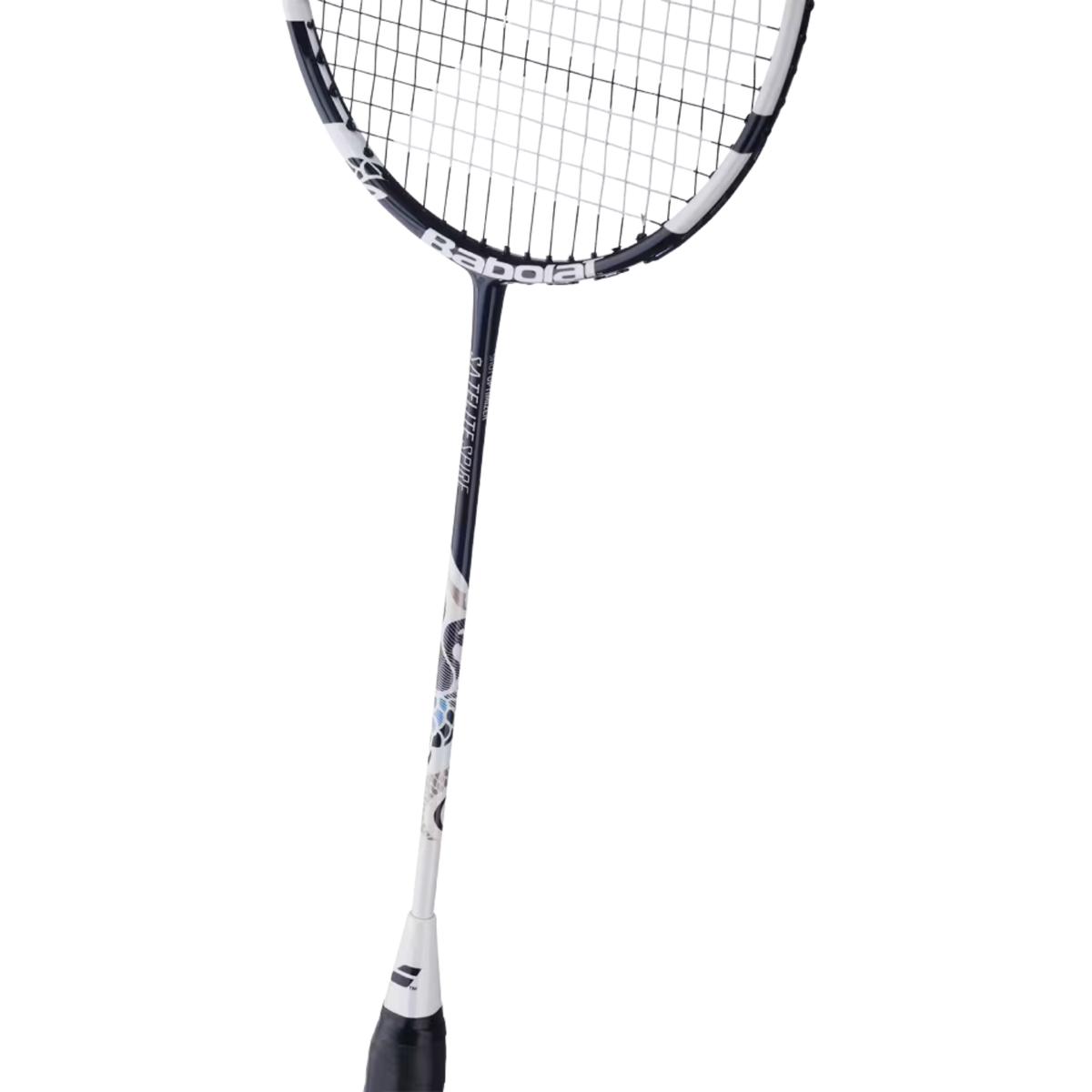 Babolat Satelite Spire 2026 Strung, White/Blue, detail view