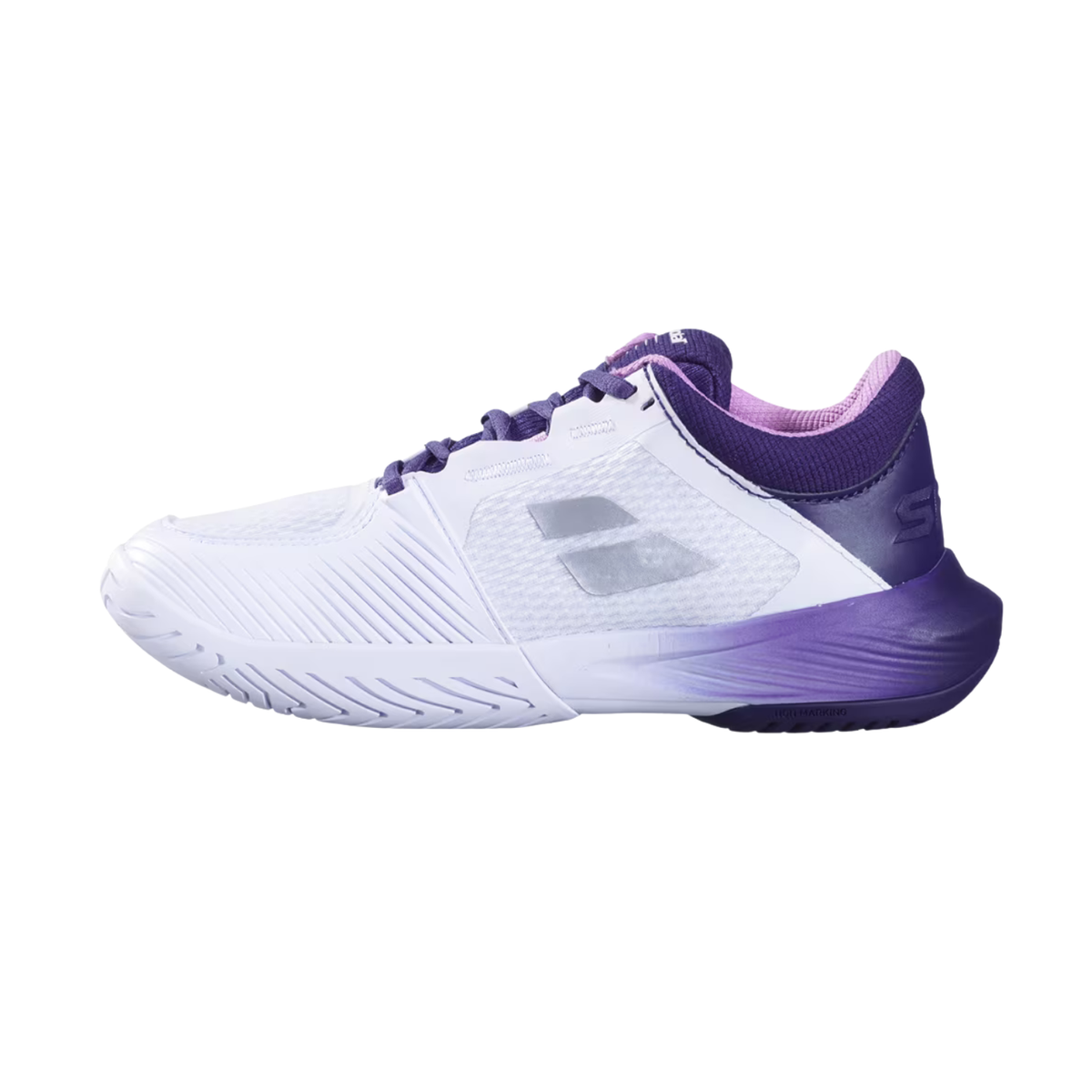 Babolat SFX 4 All Court Tennis Shoe Women - White/Dark Purple Tennis Shoes Babolat