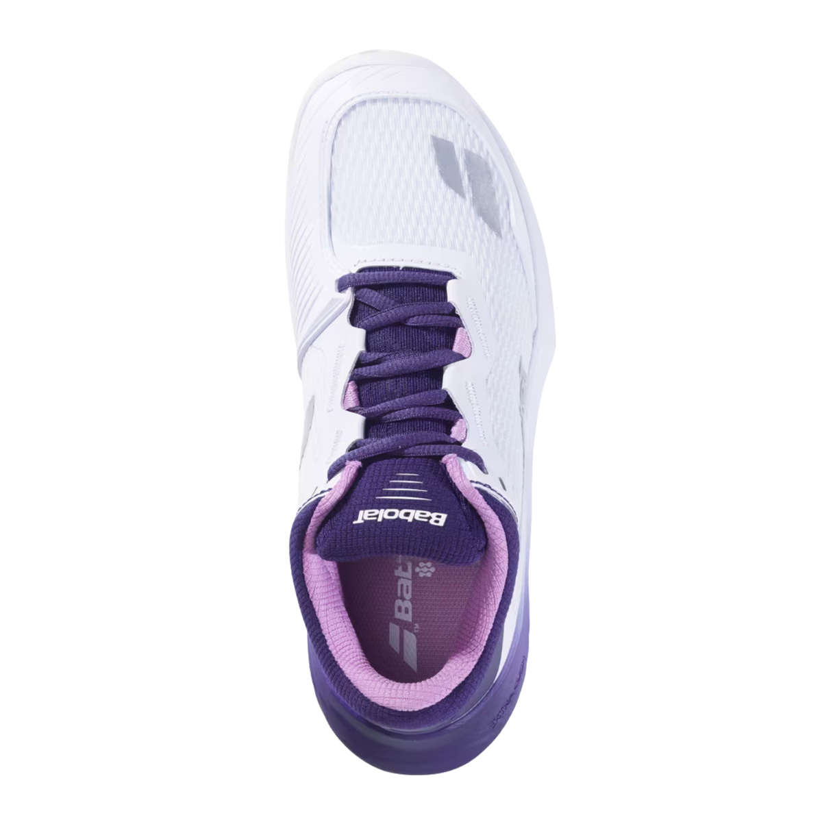 Babolat SFX 4 All Court Tennis Shoe Women - White/Dark Purple Tennis Shoes Babolat