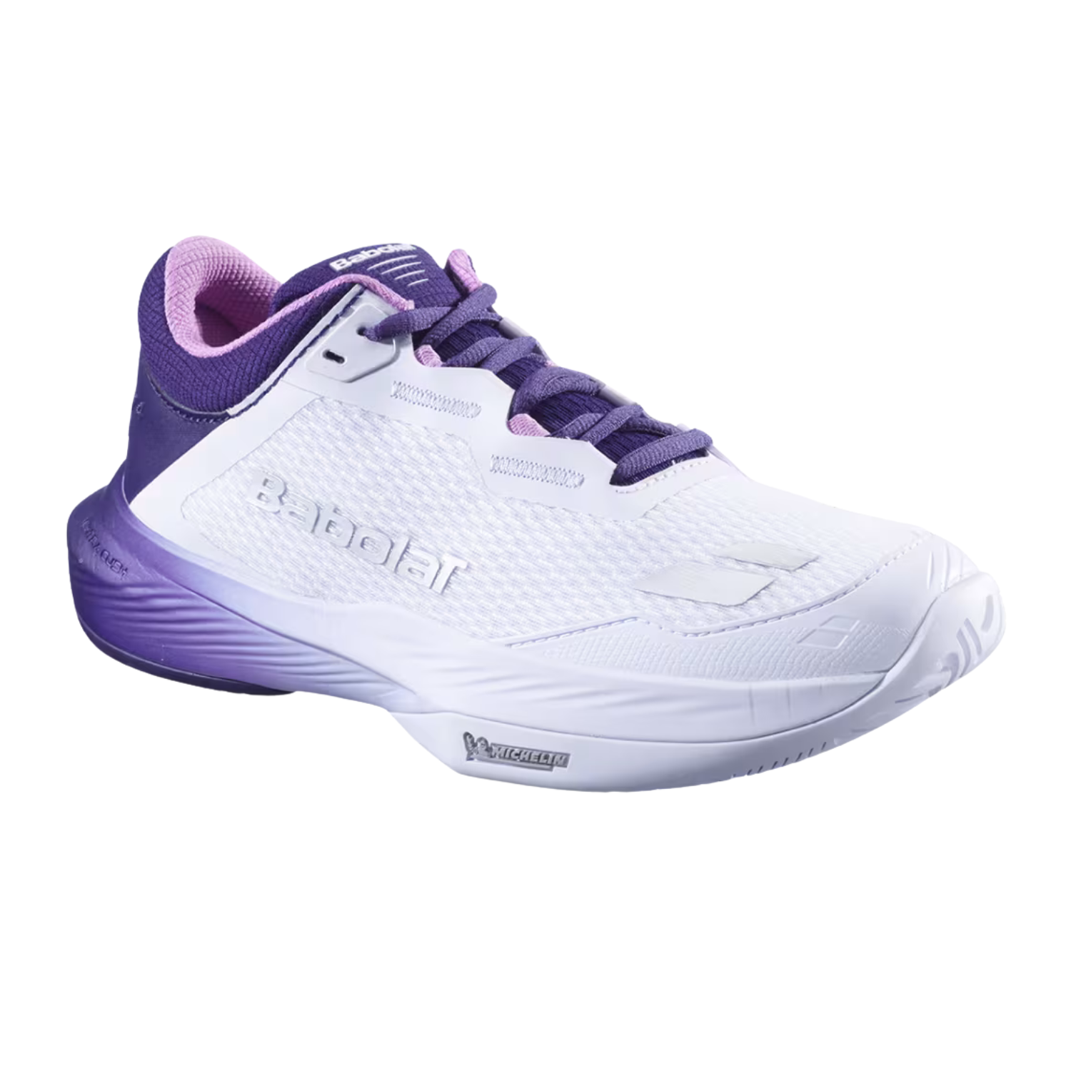 Babolat SFX 4 All Court Women - White/Dark Purple Tennis Shoes Babolat