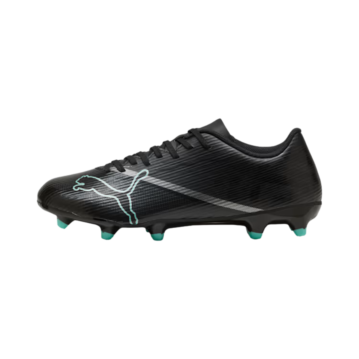 PUMA Ultra 7 Play FG/AG Football Boots Unisex - Black/Mint Black Mint Football Boots PUMA