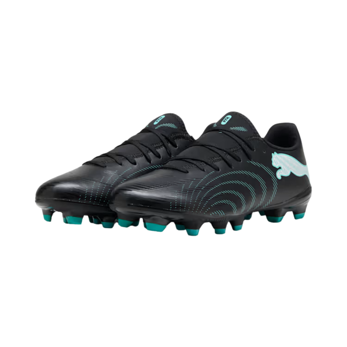 Puma Future 9 Play FG/AG Football Boots Unisex - Black/Mint/White Football Boots Puma
