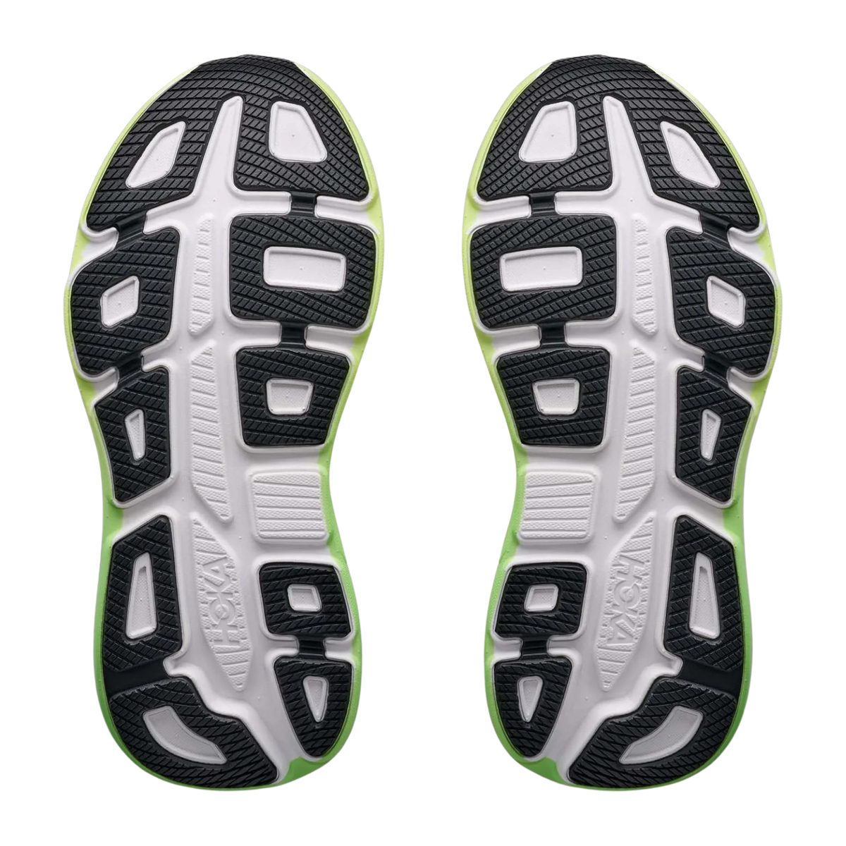 Hoka Bondi 9 Running Shoe Women - White/Tart Apple Running Shoes Hoka