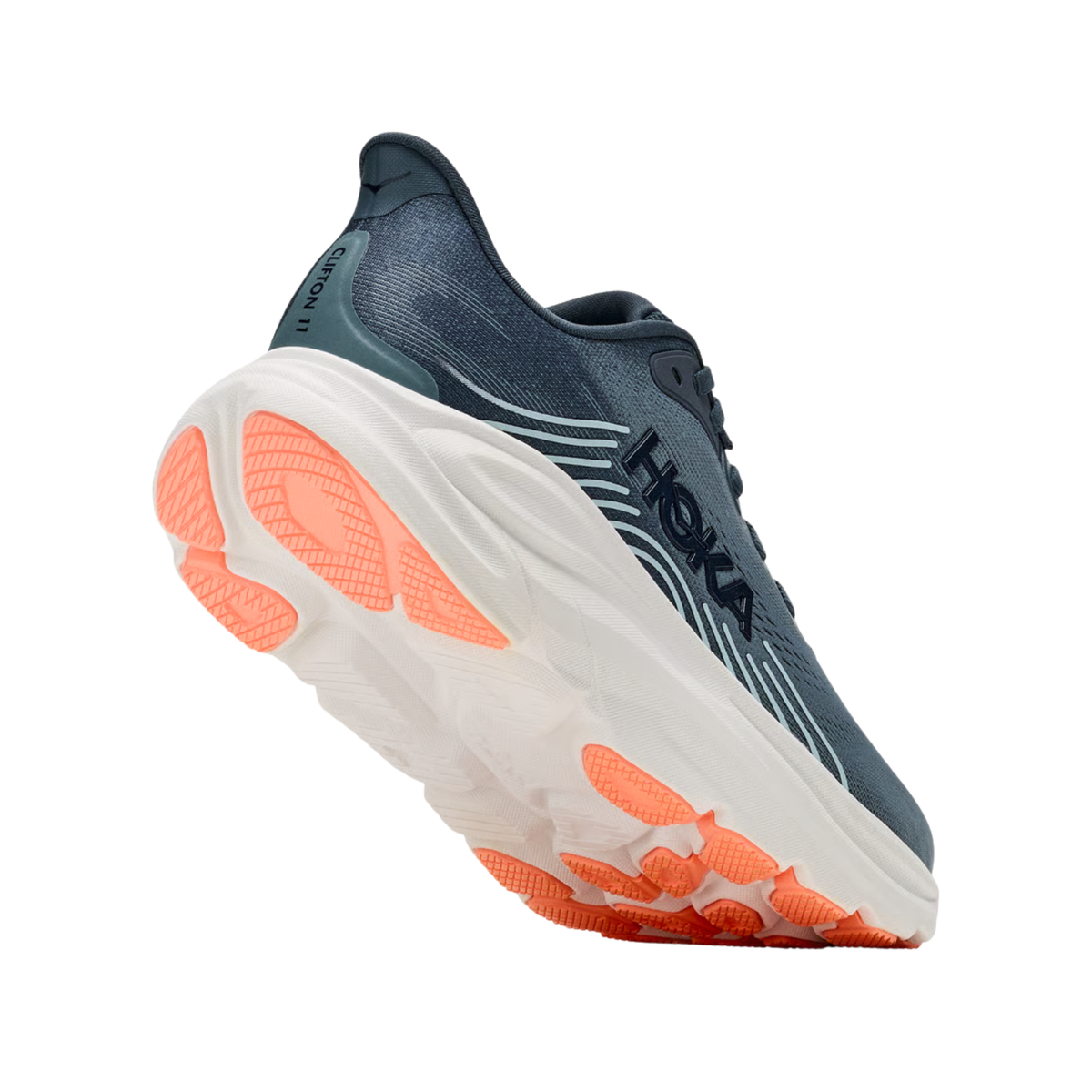 Hoka Clifton 11 Running Shoe Women - Faded Navy/Glimmering Blue Running Shoes Hoka