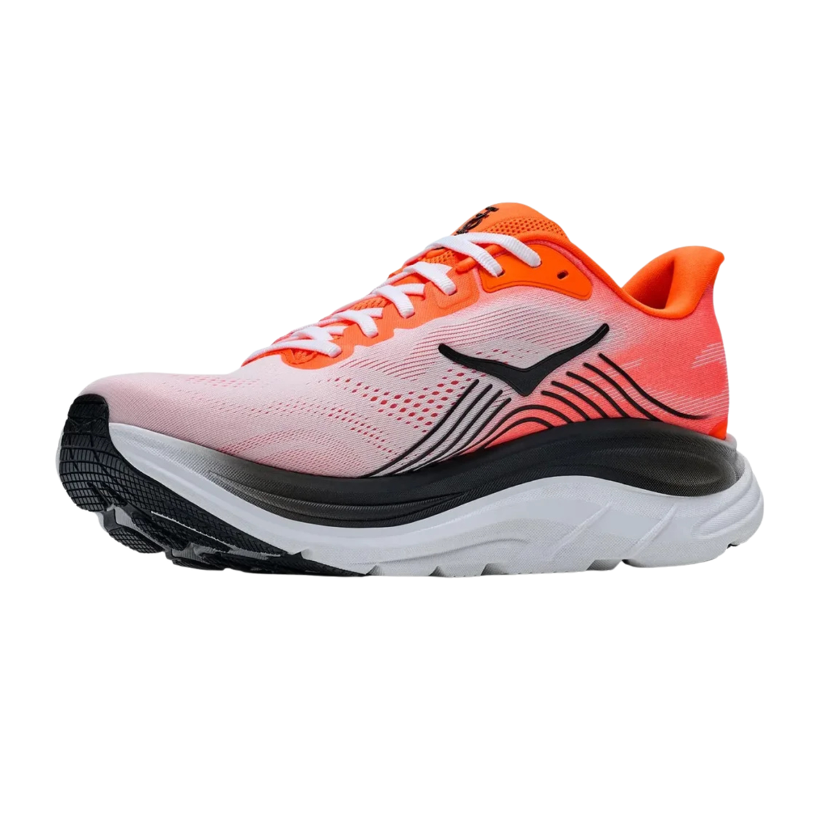 Hoka Clifton 11 Running Shoe Men - Neon Tangerine/Frost Running Shoes Hoka
