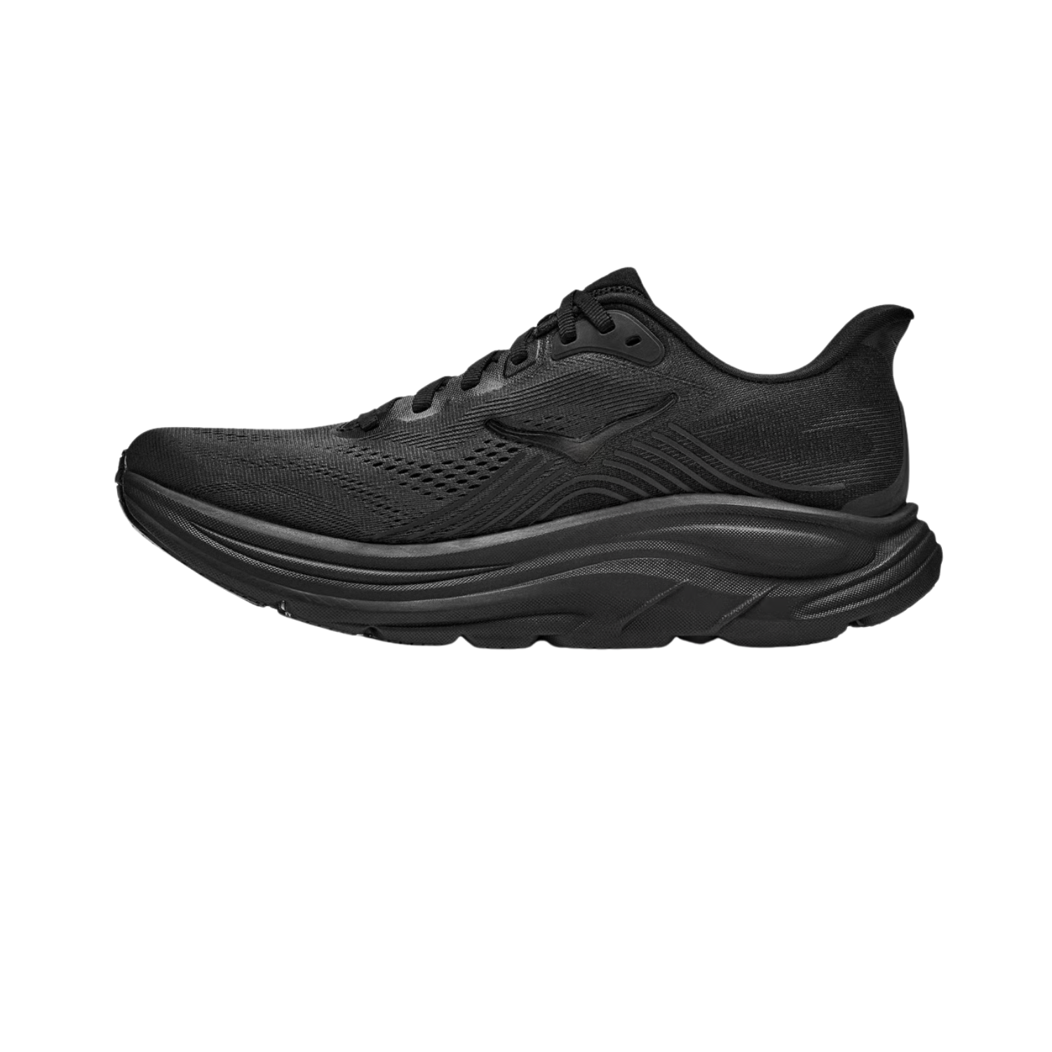 HOKA Clifton 11 Women's Running Shoes - Black/Black Running Shoes HOKA