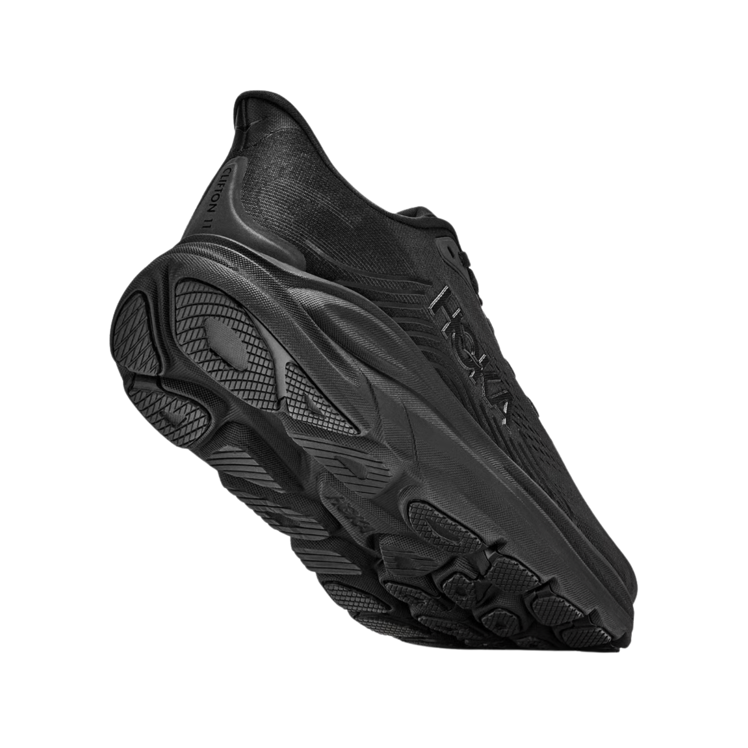 HOKA Clifton 11 Women's Running Shoes - Black/Black Running Shoes HOKA