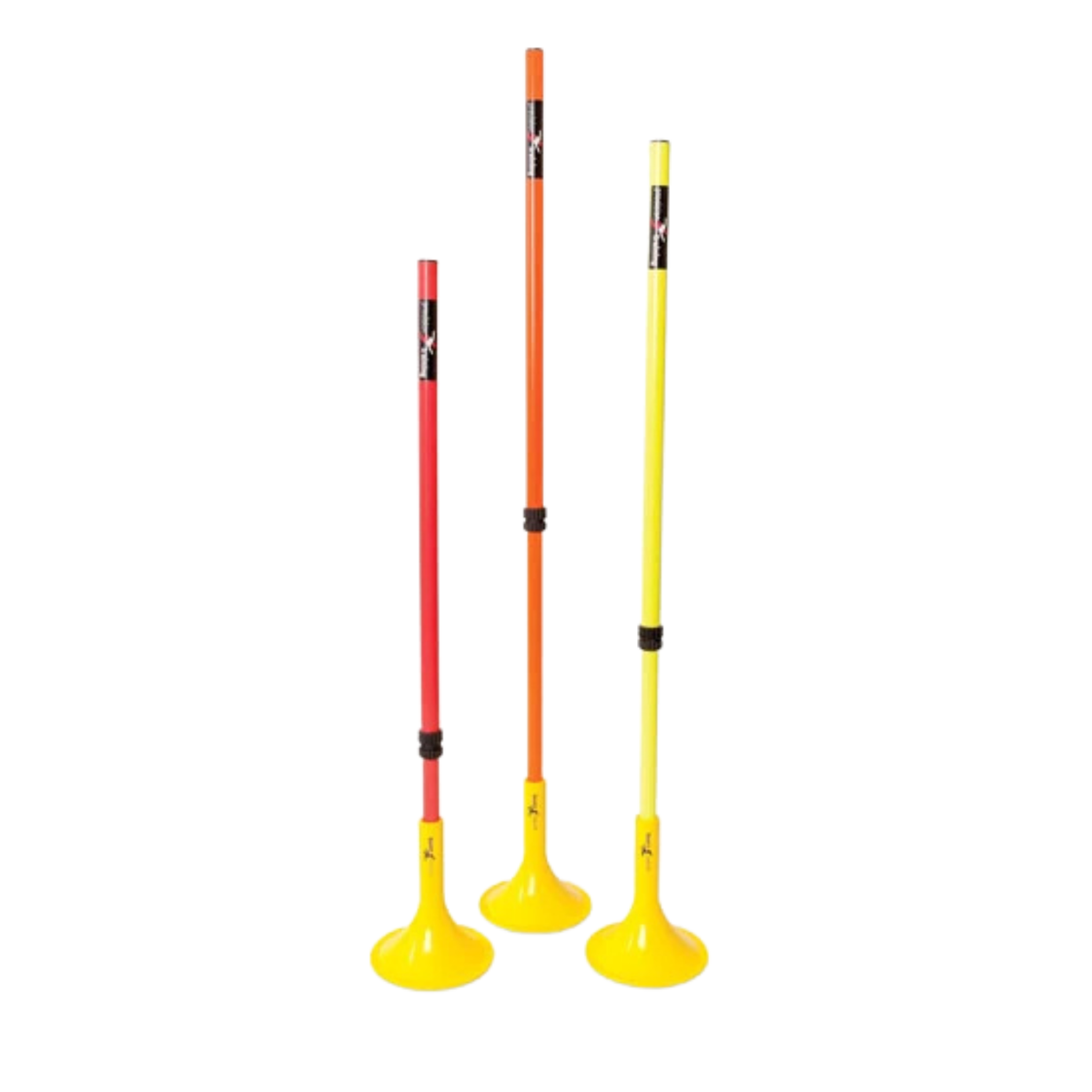 Precision Telescopic Boundary Poles, Set of 12, front view