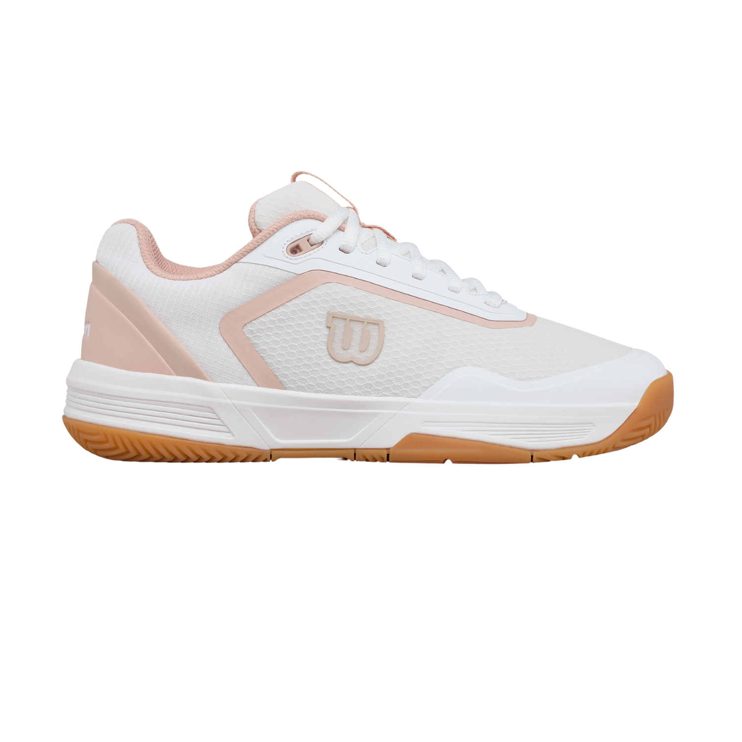 Wilson Courtglide Women's Tennis Shoes - White/Cameo Rose (WRS339810) Tennis Shoes Wilson