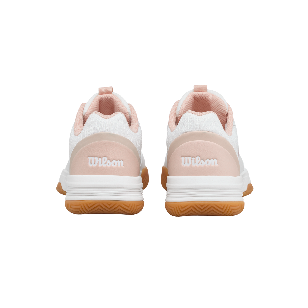 Wilson Courtglide Women's Tennis Shoes - White/Cameo Rose (WRS339810) Tennis Shoes Wilson