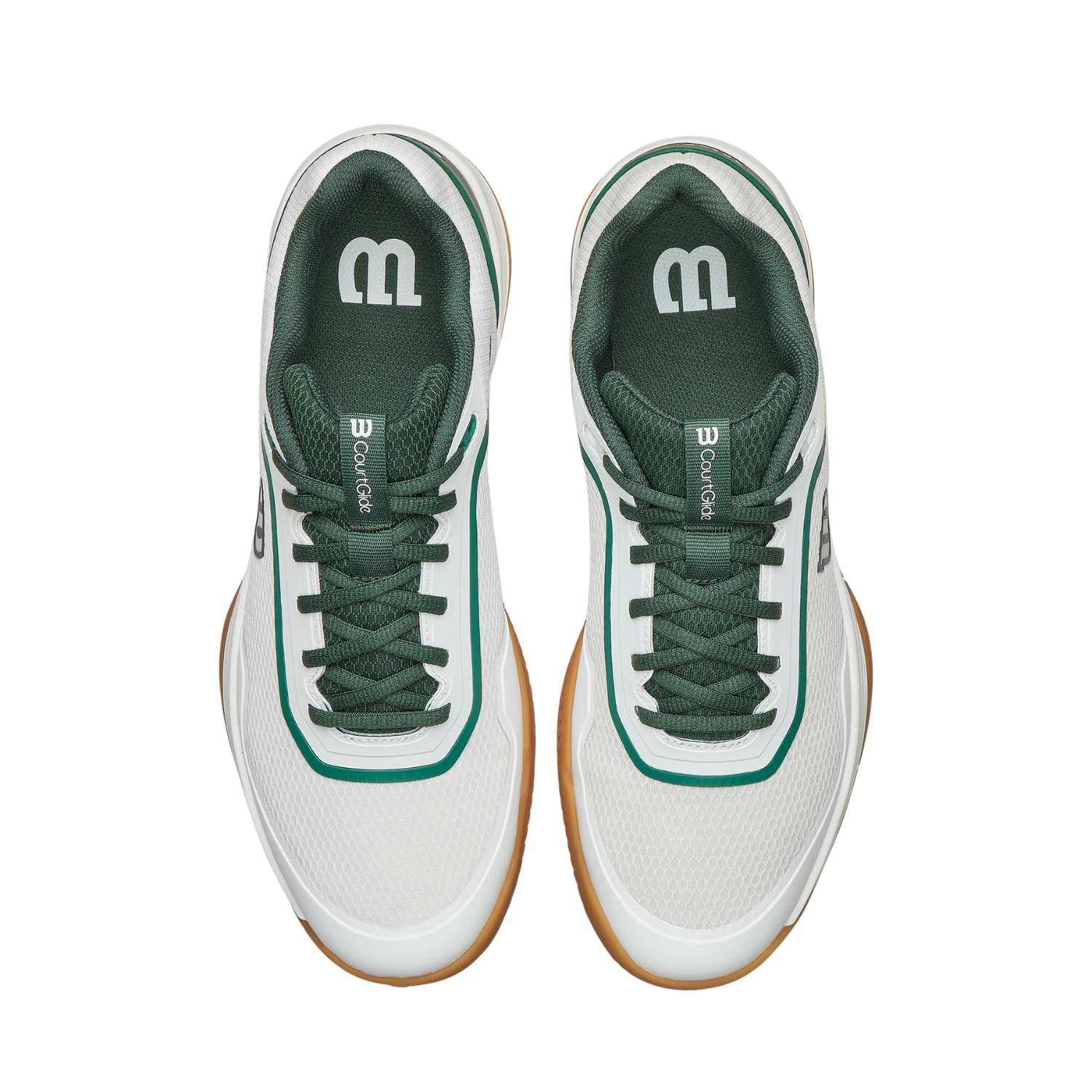 Wilson Courtglide Men's Tennis Shoes - White/Sycamore (WRS339760) Tennis Shoes Wilson
