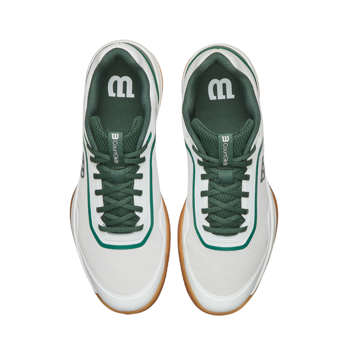 Wilson Courtglide Men's Tennis Shoes - White/Sycamore (WRS339760) Tennis Shoes Wilson
