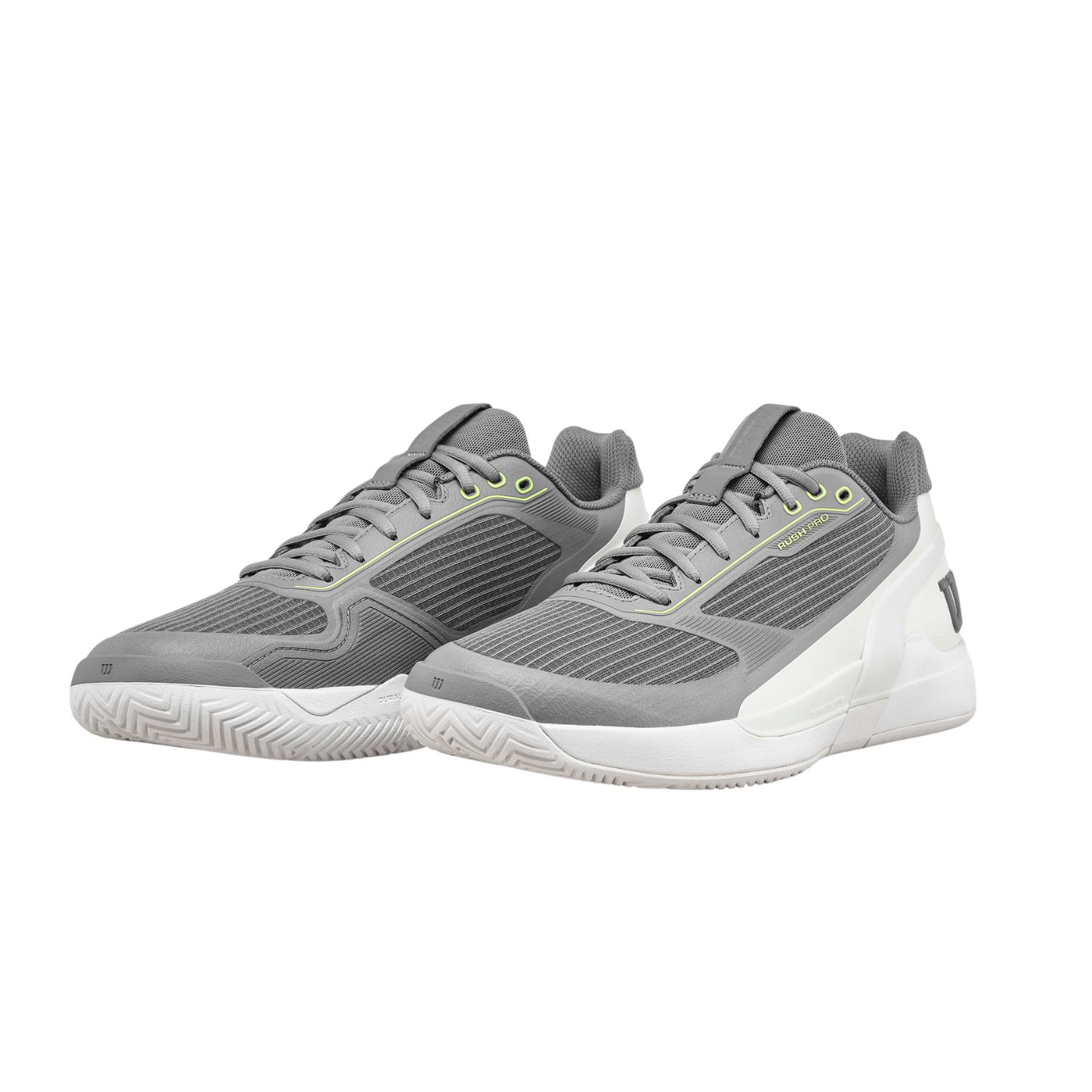 Wilson Rush Pro 5 Men's Tennis Shoes - Titanium/Snow White (WRS339670) Tennis Shoes Wilson