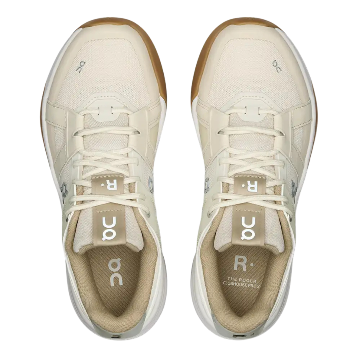 On Running The Roger Clubhouse Pro 2 Tennis Shoe Women - Grain/Dew Tennis Shoes On Running