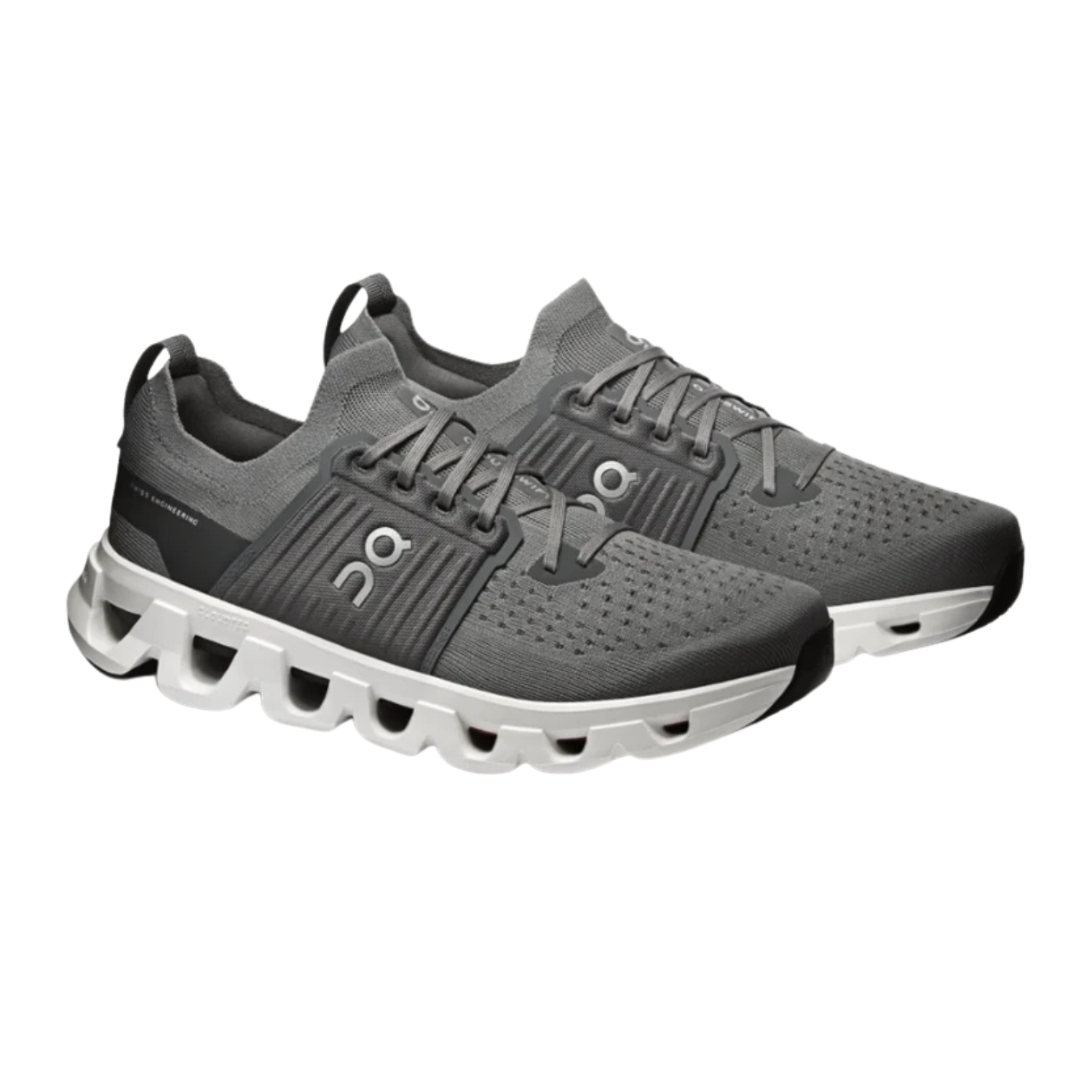 On Running Cloudswift 4 Men's Running Shoes - Rock/White (3MF1013) Running Shoes On Running