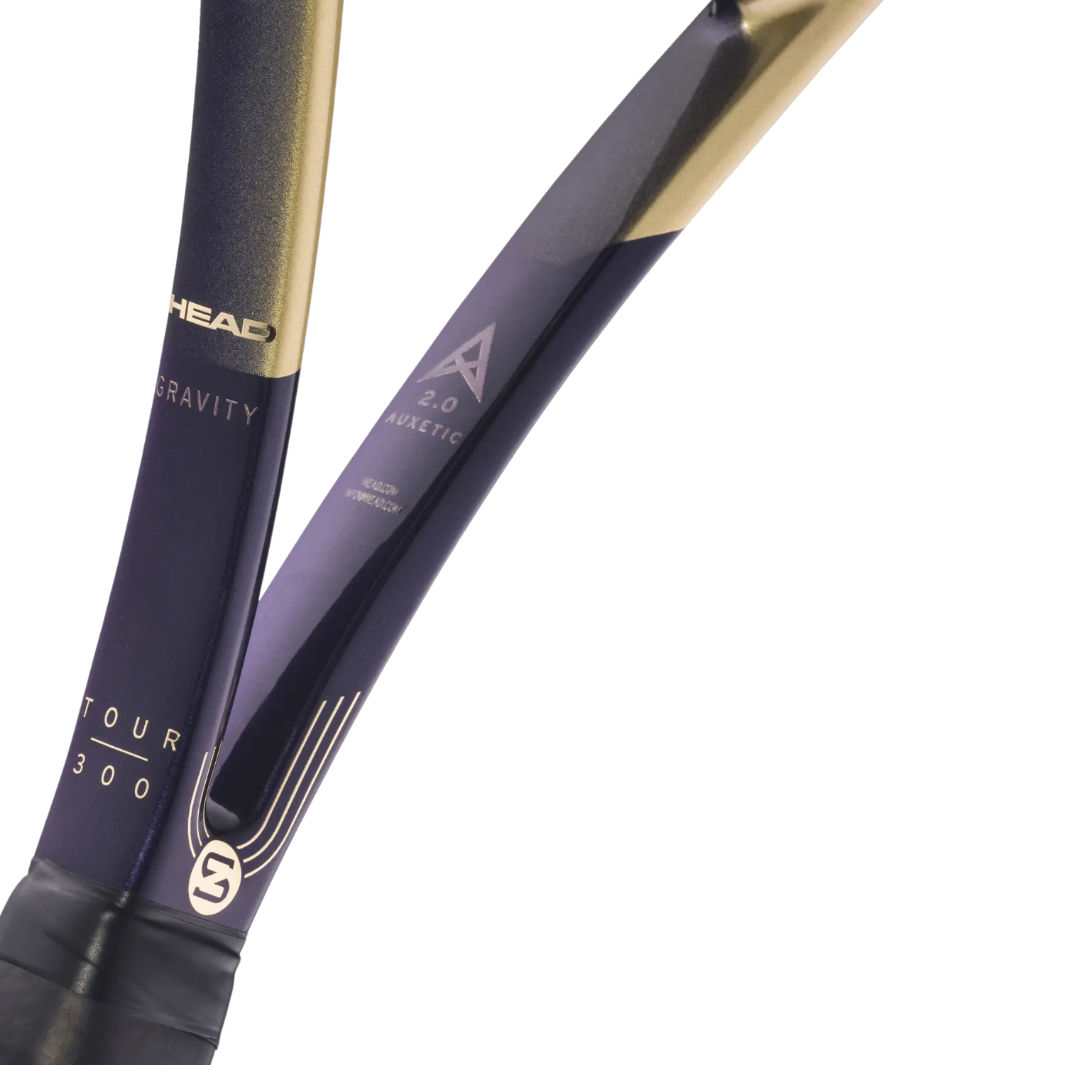 Head Gravity TOUR Zverev 2026 Strung Tennis Racquet - Navy/Gold Tennis Racket Head