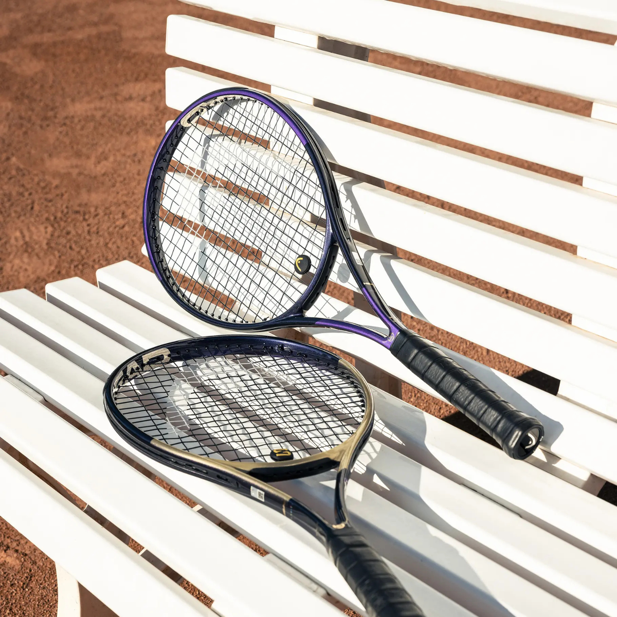 Head Gravity TOUR Zverev 2026 Strung Tennis Racquet - Navy/Gold Tennis Racket Head