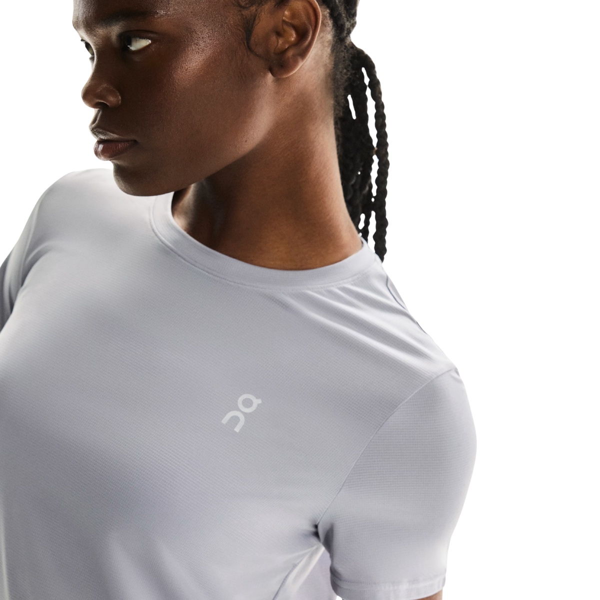 On Core-T Women's Training T-Shirt, Lilac, detail view