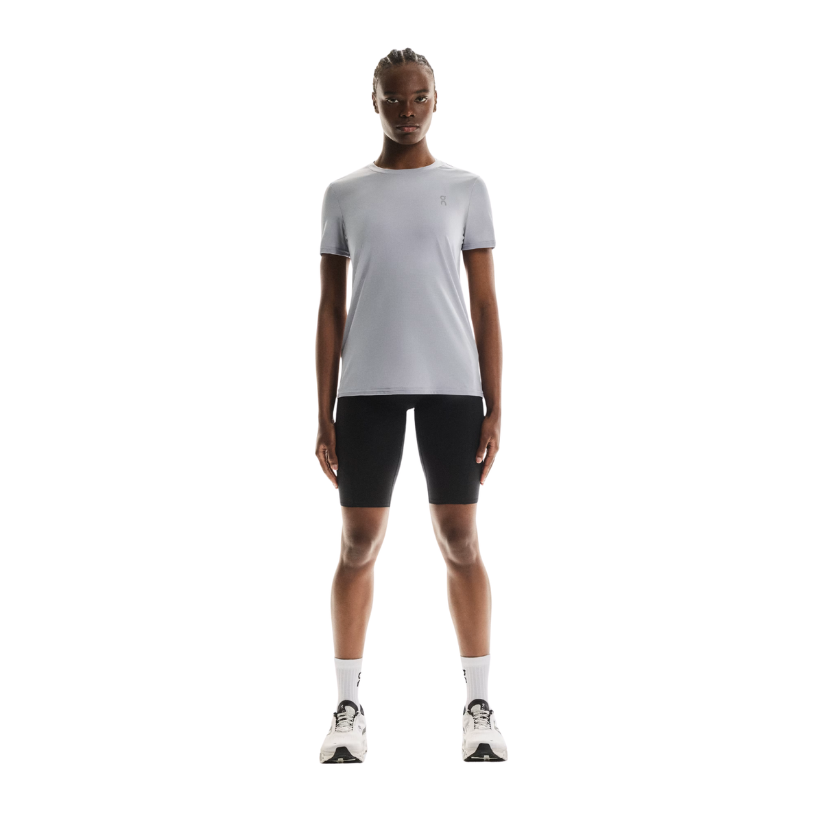On Core-T Women's Training T-Shirt, Lilac, back view