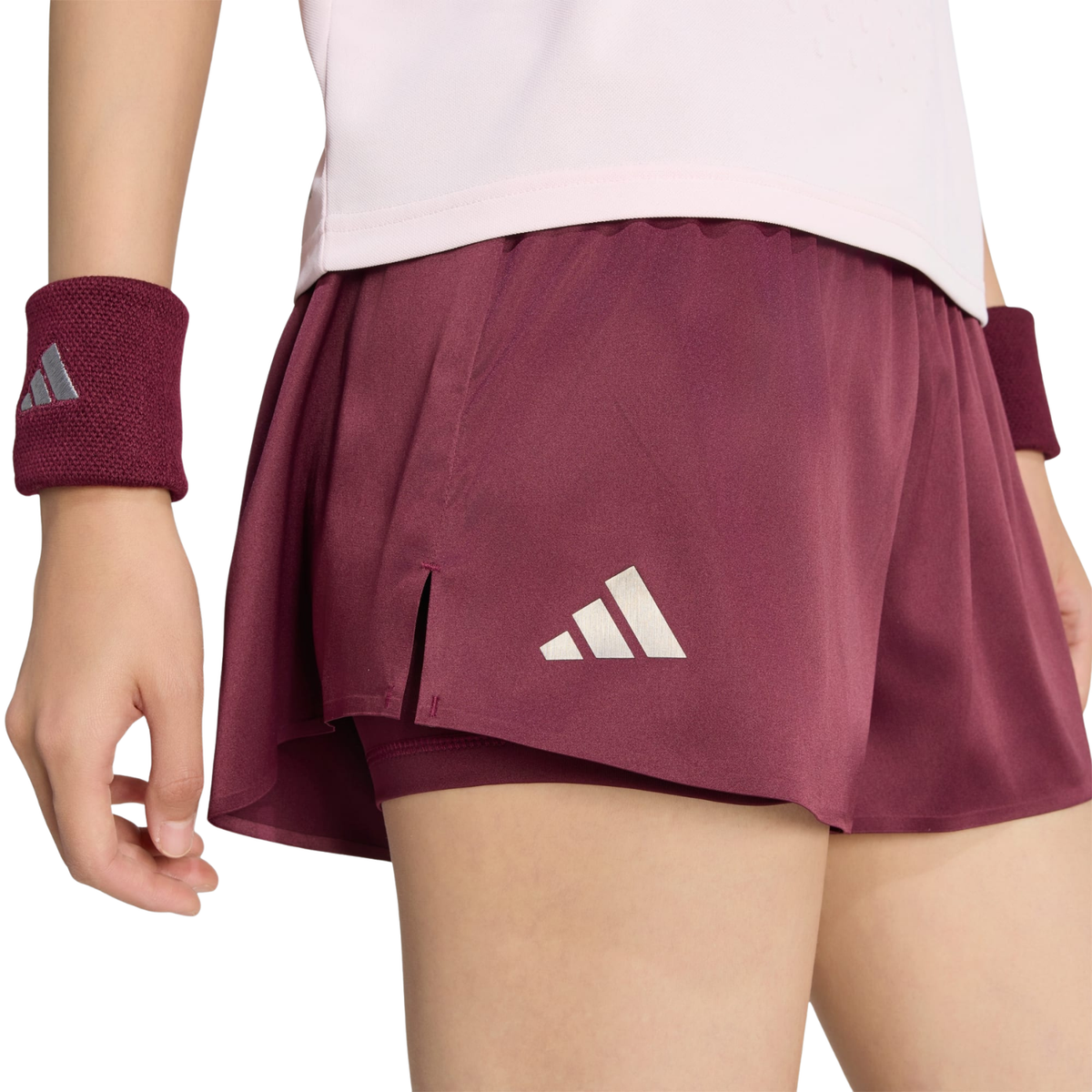 Adidas Tennis Climacool Pro Shorts Women - Maroon Shorts Adidas