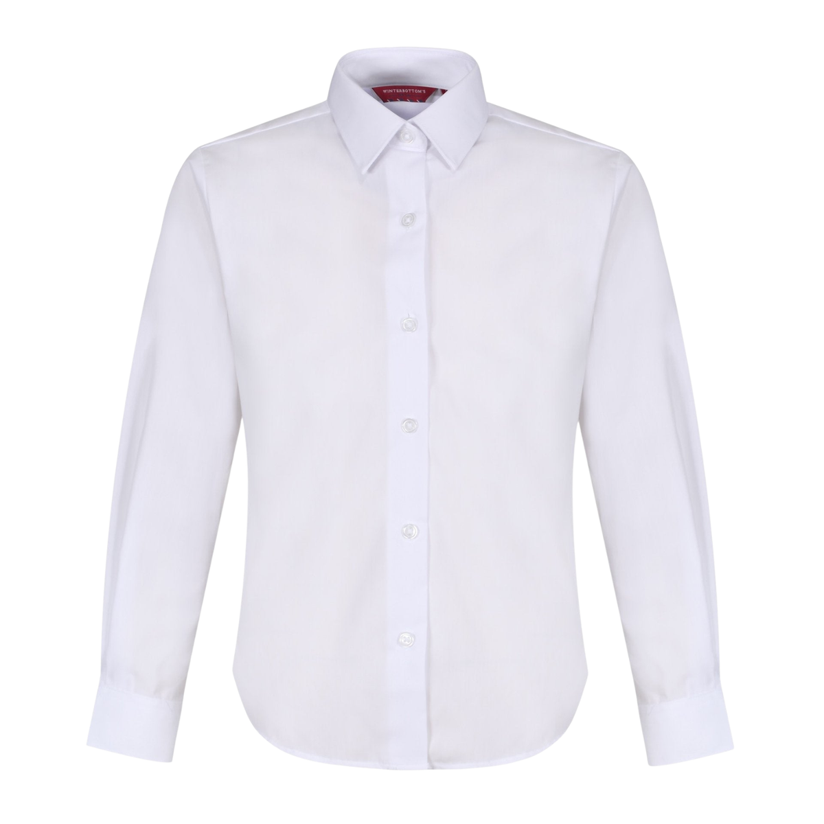 Winterbottom's TPB420 Long Sleeve School Blouse - White White Schoolwear Winterbottom's