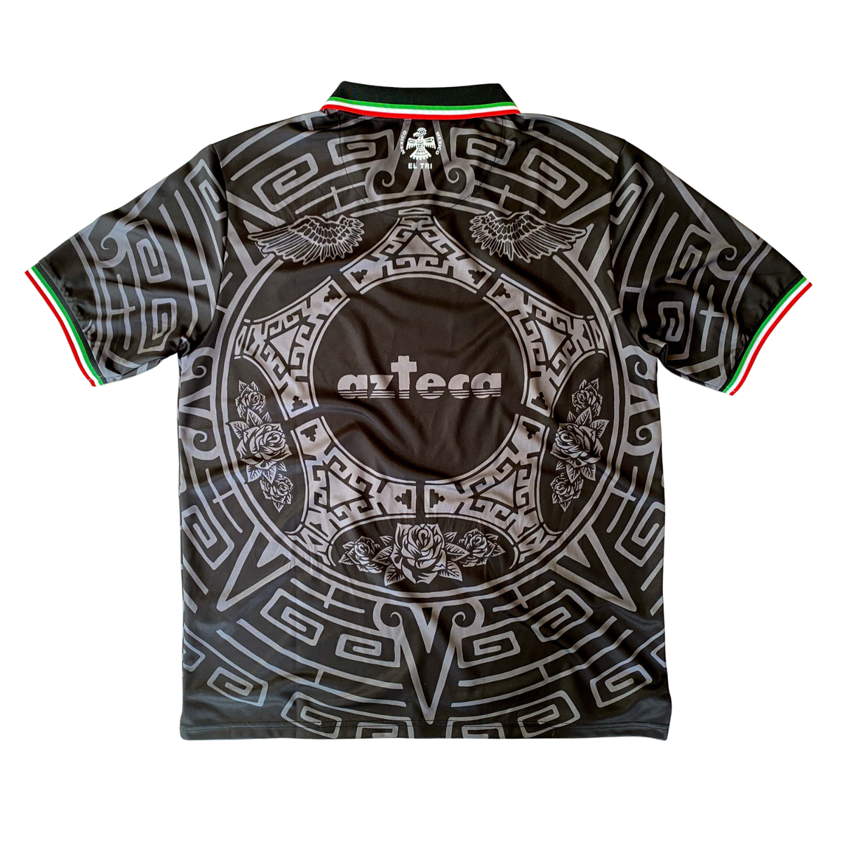 ASK Mexico Guadalupe Third Football Jersey - Black Football Shirt Asphalt Social Klub