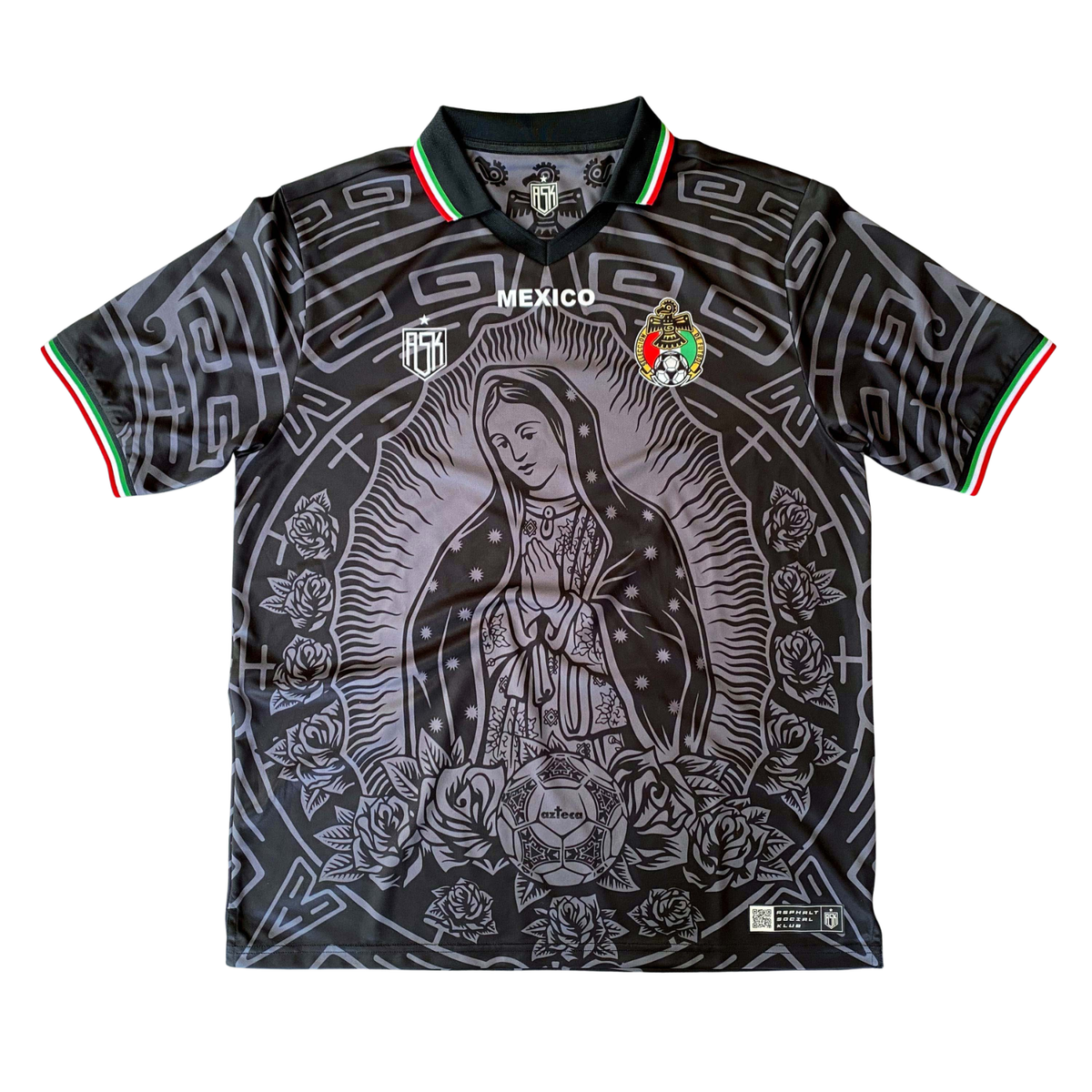 ASK Mexico Guadalupe Third Football Jersey - Black