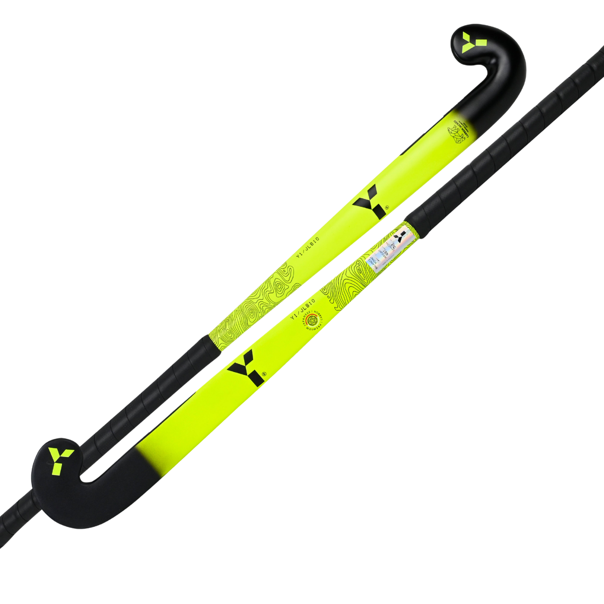Y1 JLB 10 junior hockey stick, front view