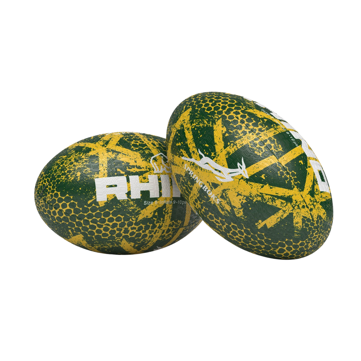 Rhino South Africa Graffiti rugby ball, alternative colourway
