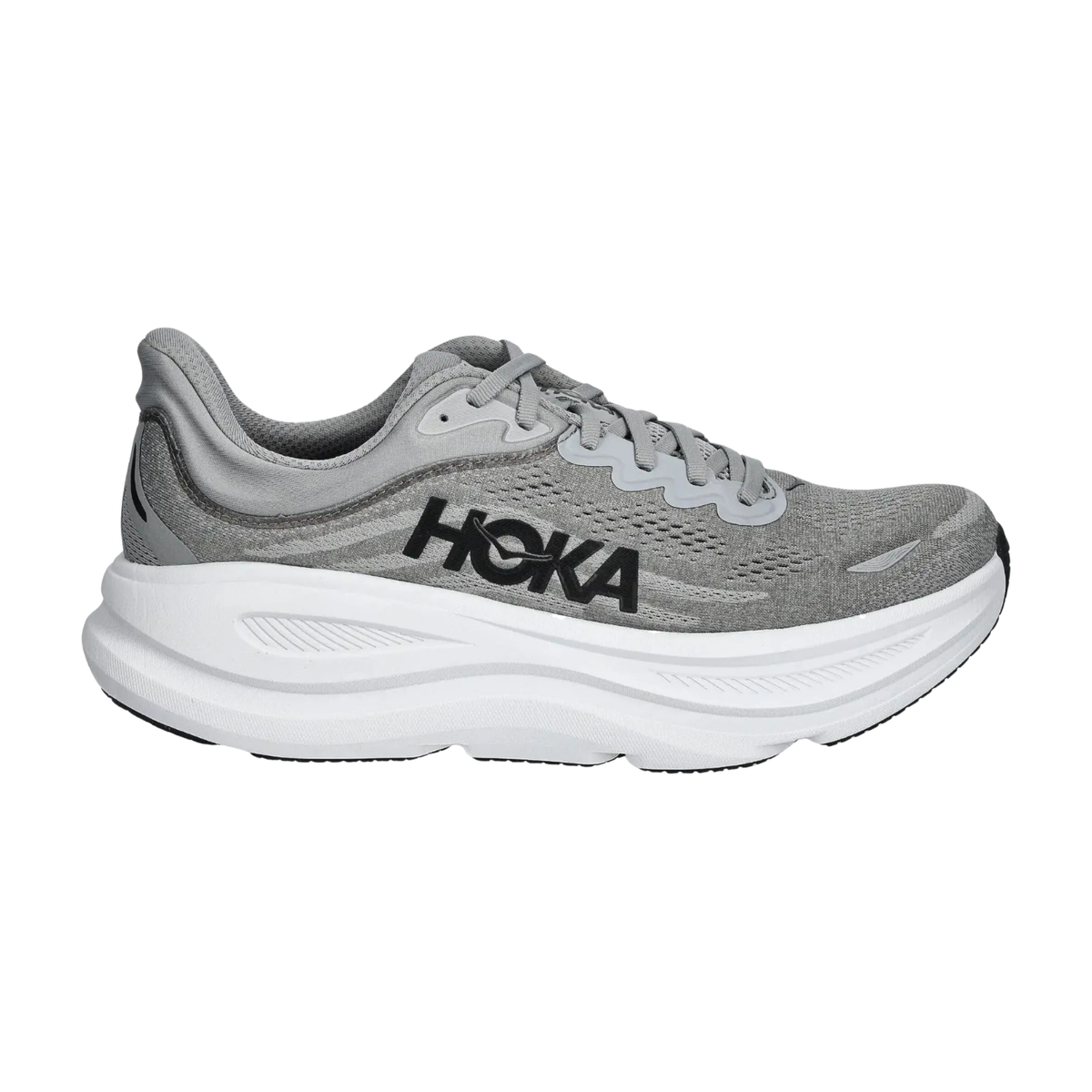 Hoka Bondi 9 Running Shoe Men - Stellar Grey/Squid Ink Stellar Grey Squid Ink Running Shoes Hoka
