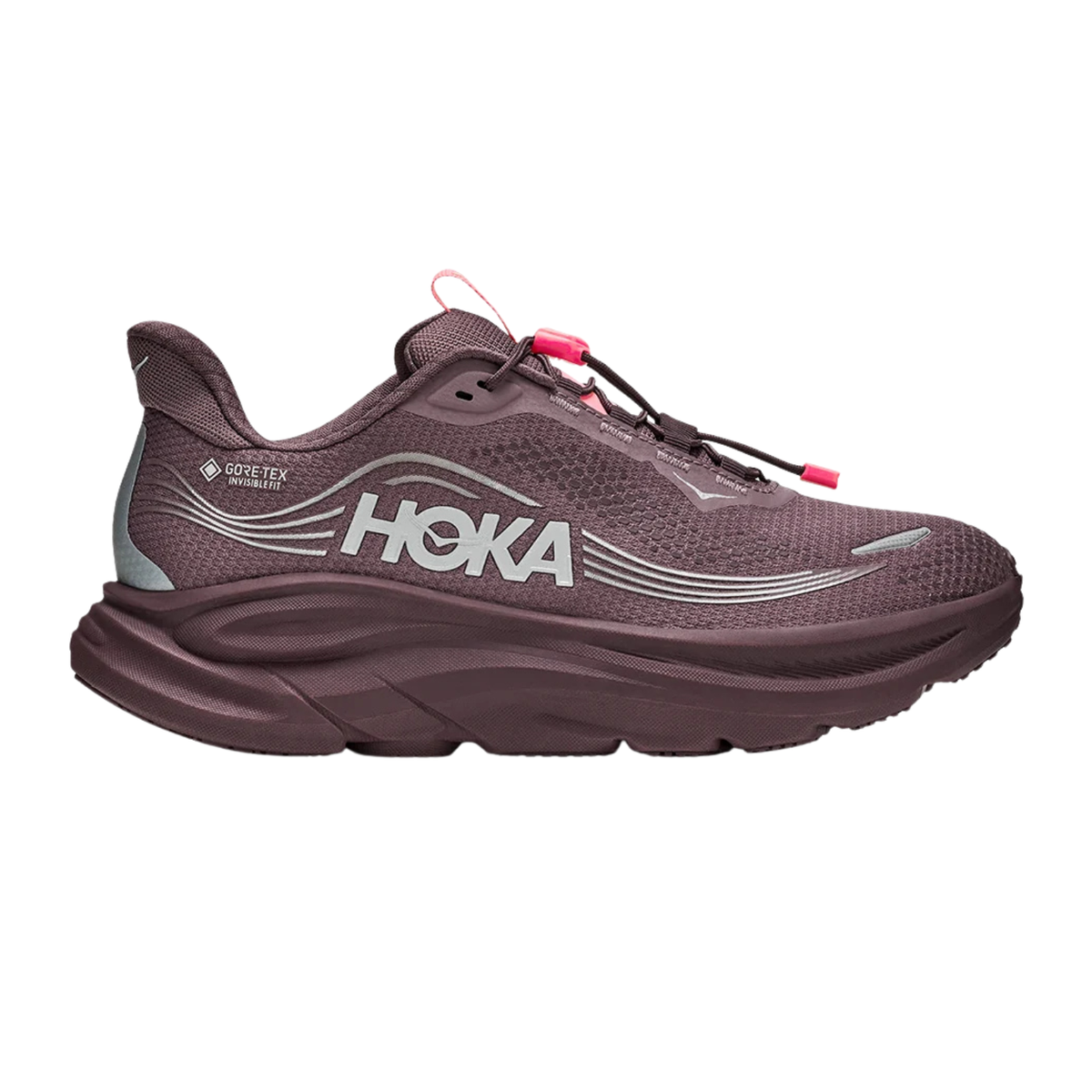 Hoka Clifton 11 GTX Trail Shoe Women - Smoky Quartz/Deep Mauve Smoky Quartz Deep Mauve Trail Running Shoes Hoka
