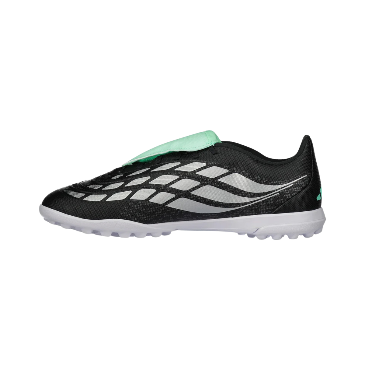 Adidas Predator Club FT Turf Football Shoes - Black/Silver/Mint (IH2114) Football Boots Adidas