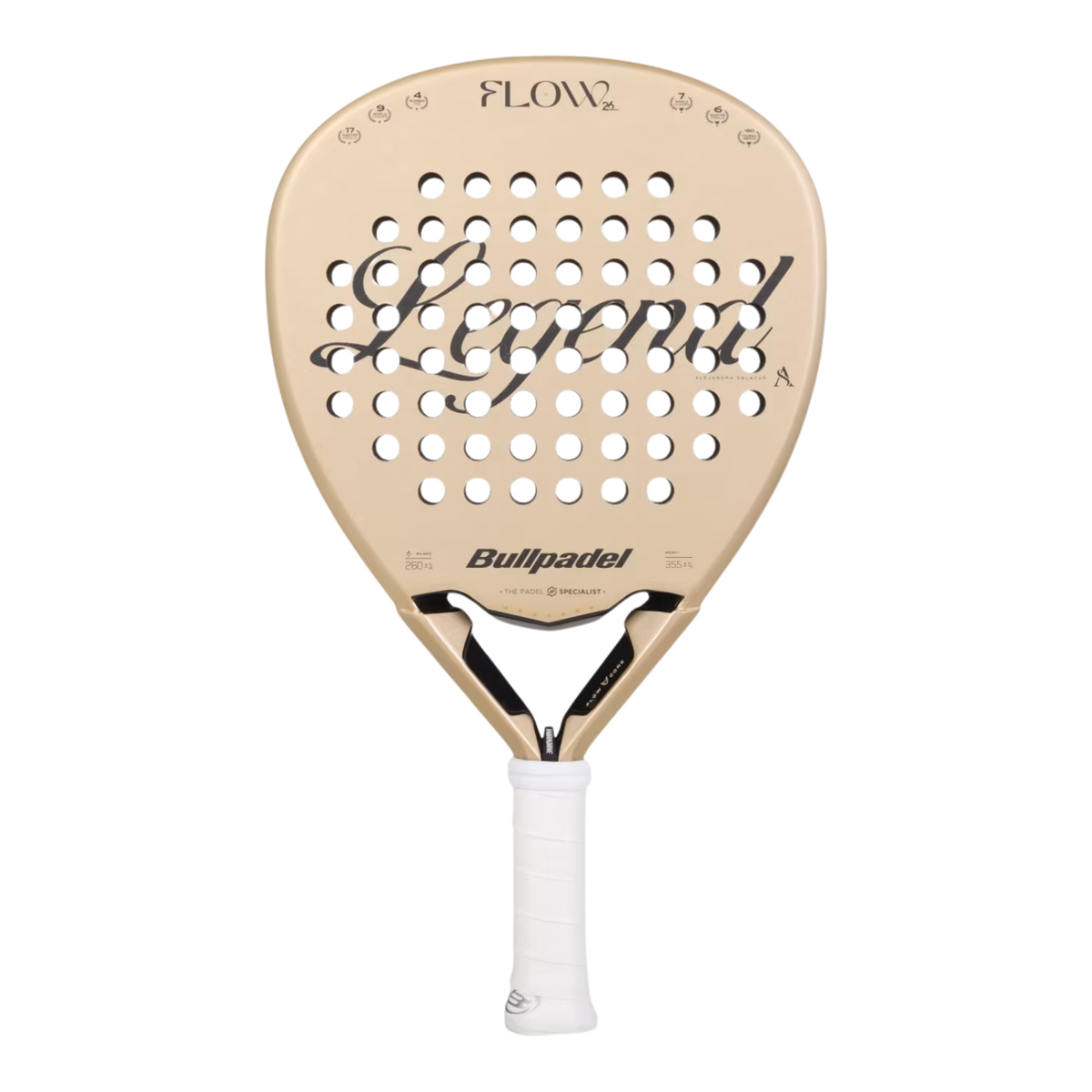 Bullpadel Flow 27 Padel Racket - Gold Padel Rackets BullPadel