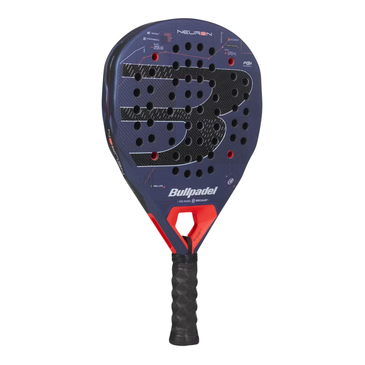 Bullpadel Neuron 27 Padel Racket - Navy Blue