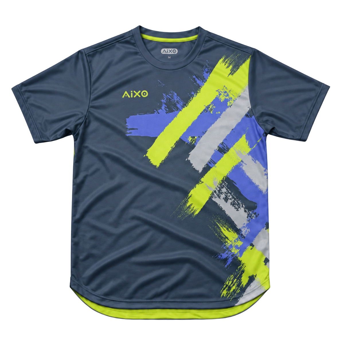 AIXO Eighties Capsule Mens T-Shirt 1 - Storm Storm Clothing Aixo