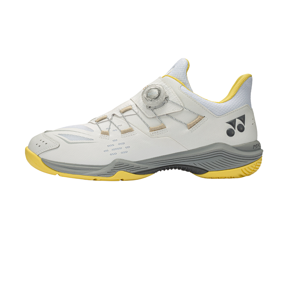 Yonex Power Cushion 88 Dial Badminton Shoe Unisex - White/Yellow White Yellow Badminton Shoes Yonex