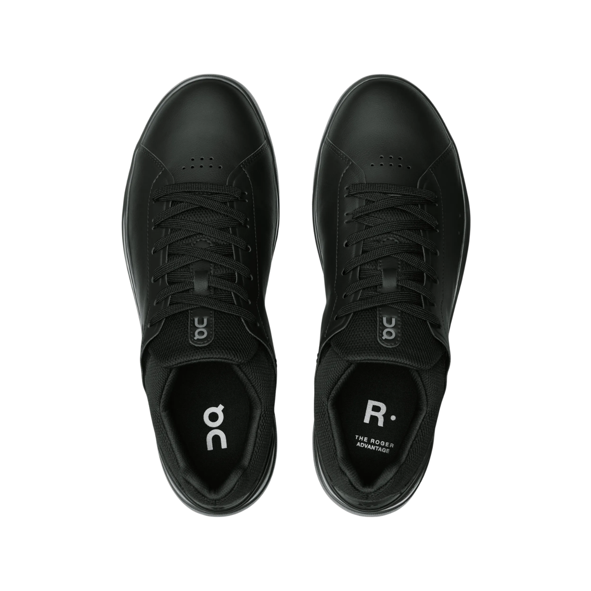 On Running The Roger Advantage Tennis Shoe Men - Black/Black Lifestyle Shoes On Running