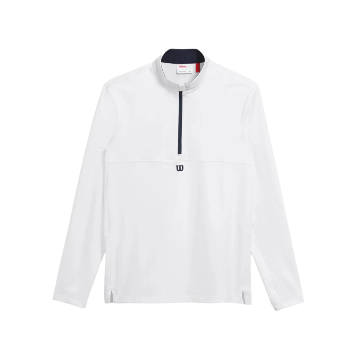 Wilson Elevate Performance Half-Zip Men - White Bright White Clothing Wilson