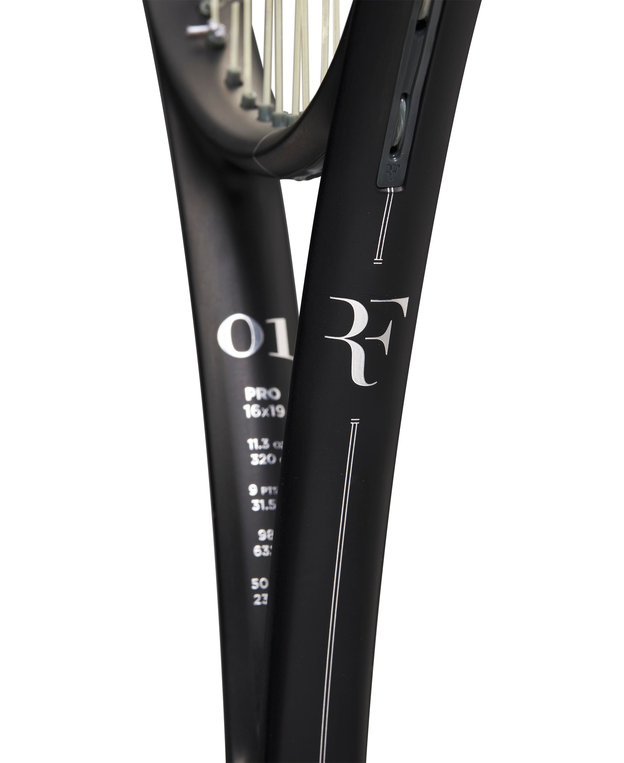 Wilson RF 01 Pro 2024 Tennis Racket 320g Roger Federer - Black Tennis Rackets Wilson