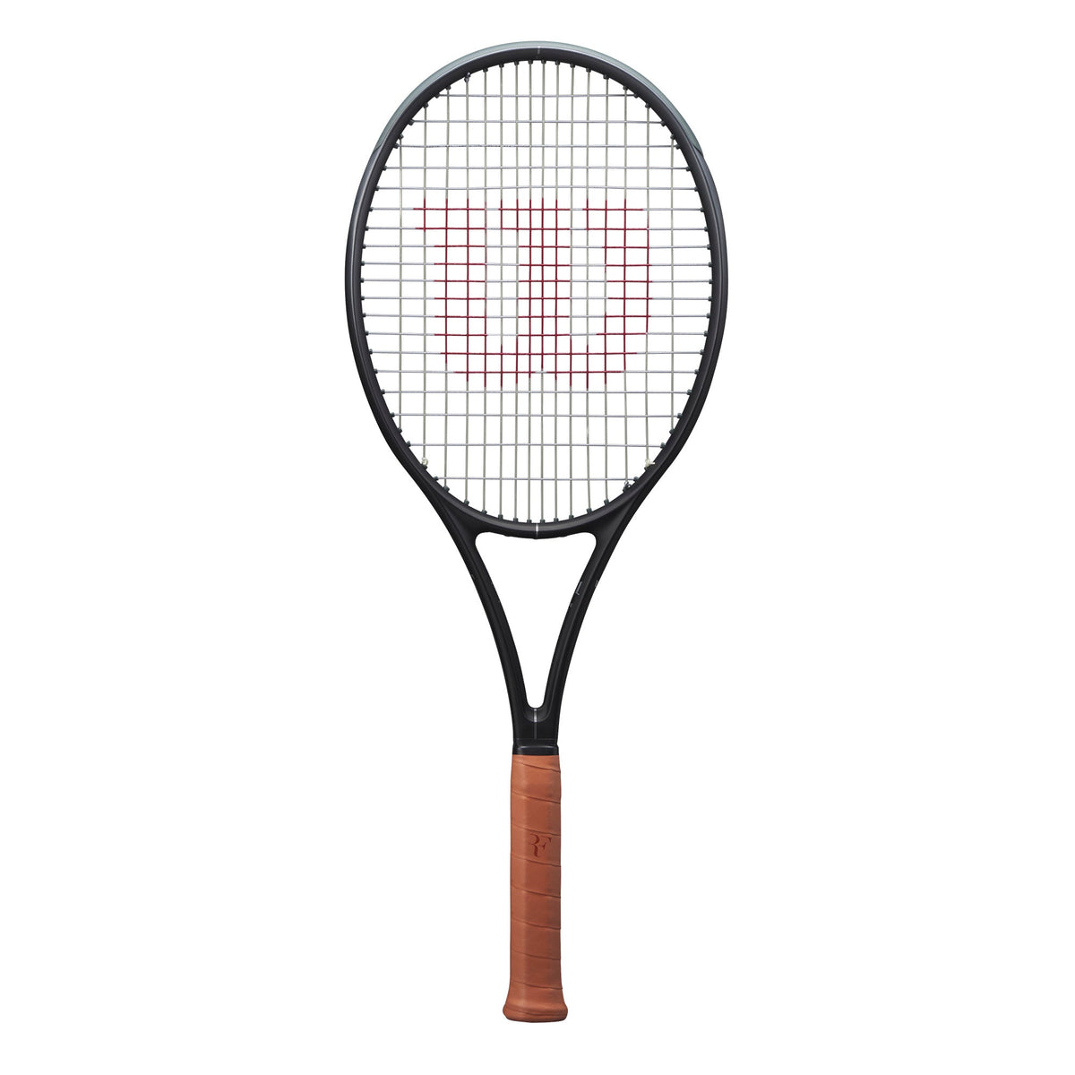 Wilson RF 01 Future Tennis Racket 280g Roger Federer, Black, front view