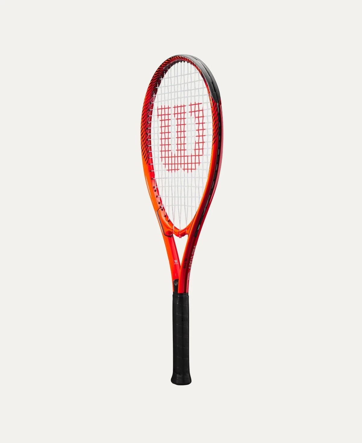 Wilson Pro Staff Precision XL 110 Tennis Racket, Red/Black, back view
